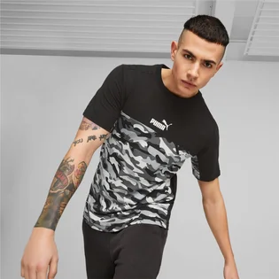 Футболка чоловіча Puma Essentials Block Camo Black/Camo 673335-01