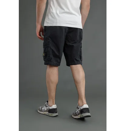 Шорты мужские Stone Island Slim Fit Cargo Bermuda Black 15L100011-S00WA-V0129
