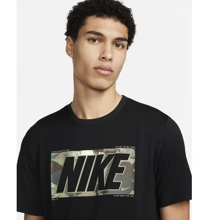 Футболка мужская Nike T-Shirt Dri-Fit Black FQ3885-010