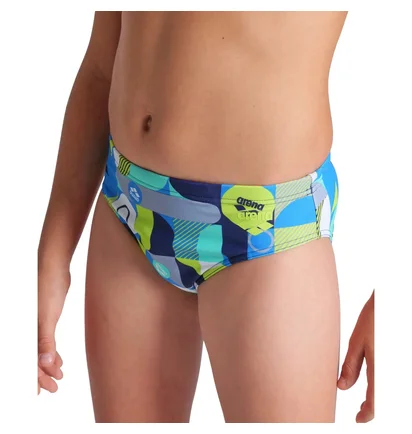 Плавки детские Arena Wallpaper Swim Briefs Multi 009096-750