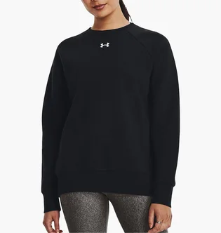 Світшот жіночий Under Armour Sweatshirt Rival Fleece Crew Black 1379508-001