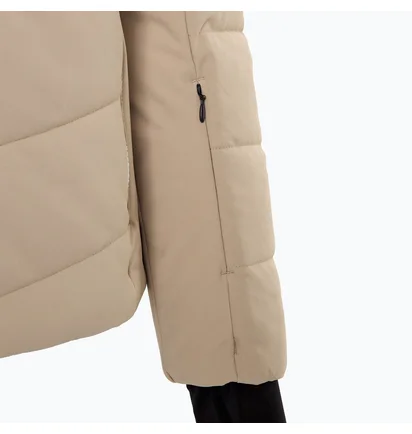 Куртка женская CMP Jacket Zip Hood Mechanical Str Beige 34W4586-A435