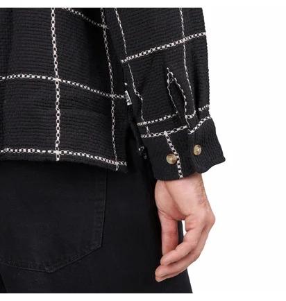 Рубашка мужская OBEY Santo Woven Shirt Black 181200384-BKM