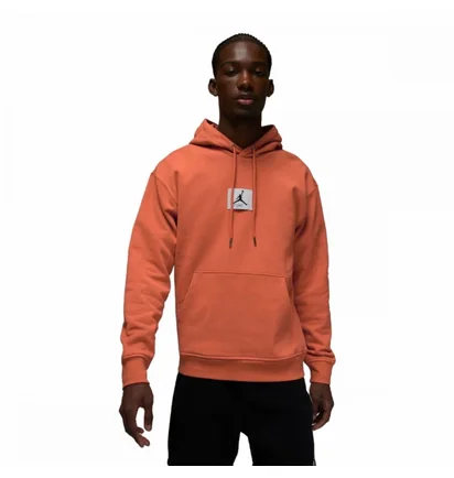 Худи мужское Air Jordan Brand Flight Fleece Hoodie Orange DQ7338-812