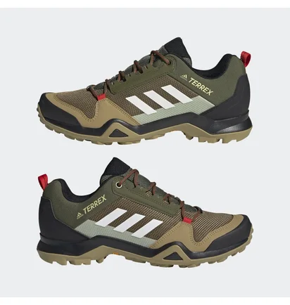 Кроссовки унисекс Adidas Terrex Ax3 Hiking Shoes Olive Fx4576