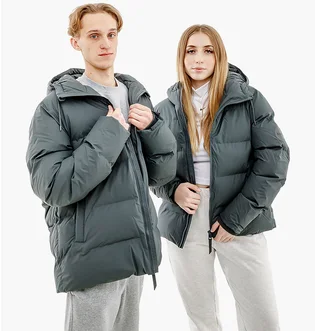 Пуховик унісекс Rains Jackets Blue 1506-SLATE