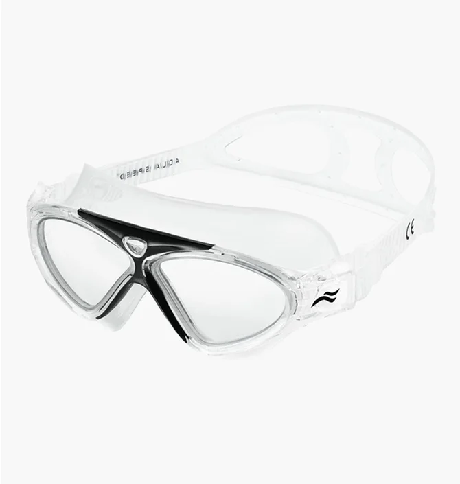 Окуляри для плавання дитячі Aqua Speed Zefir 6529 White/Black 079-07