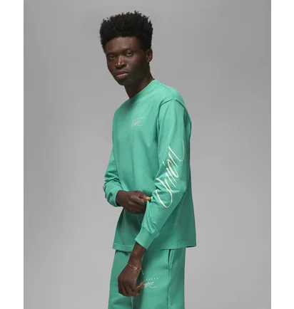 Лонгслив мужской Air Jordan Long Sleeve T-Shirt X Union La Green DV7341-370