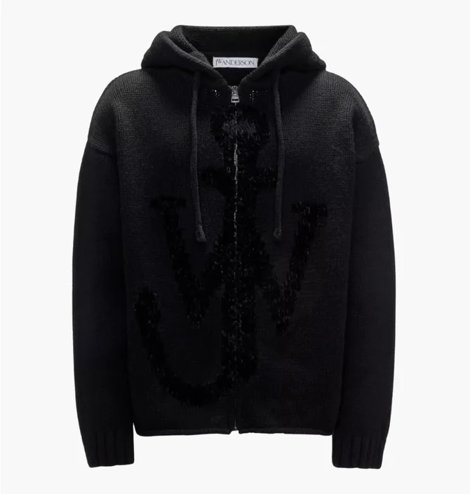 Кофта мужская JW Anderson Carryover Black KW1238