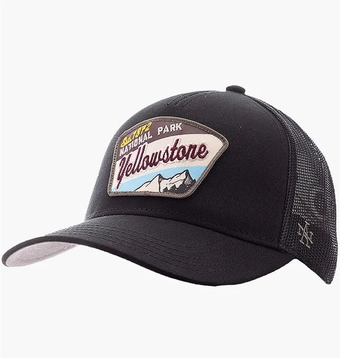 Кепка чоловіча American Needle Yellowstone Np Valin Black SMU500E-YNP