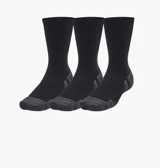 Шкарпетки Under Armour Performance Tech Crew Black (3 пари) 1379512-001