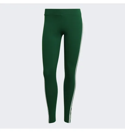 Леггинсы женские Adidas Adicolor Classics 3-Stripes Leggings Green Ib7385