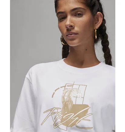 Футболка женская Air Jordan Graphic T-Shirt White FD7244-100