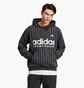 Худи мужское Adidas Pinstripe Fleece Hoodie Black Ib8381