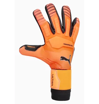 Перчатки вратарские мужские Puma Ultra Ultimate Hybrid Orange/Black 042081-02