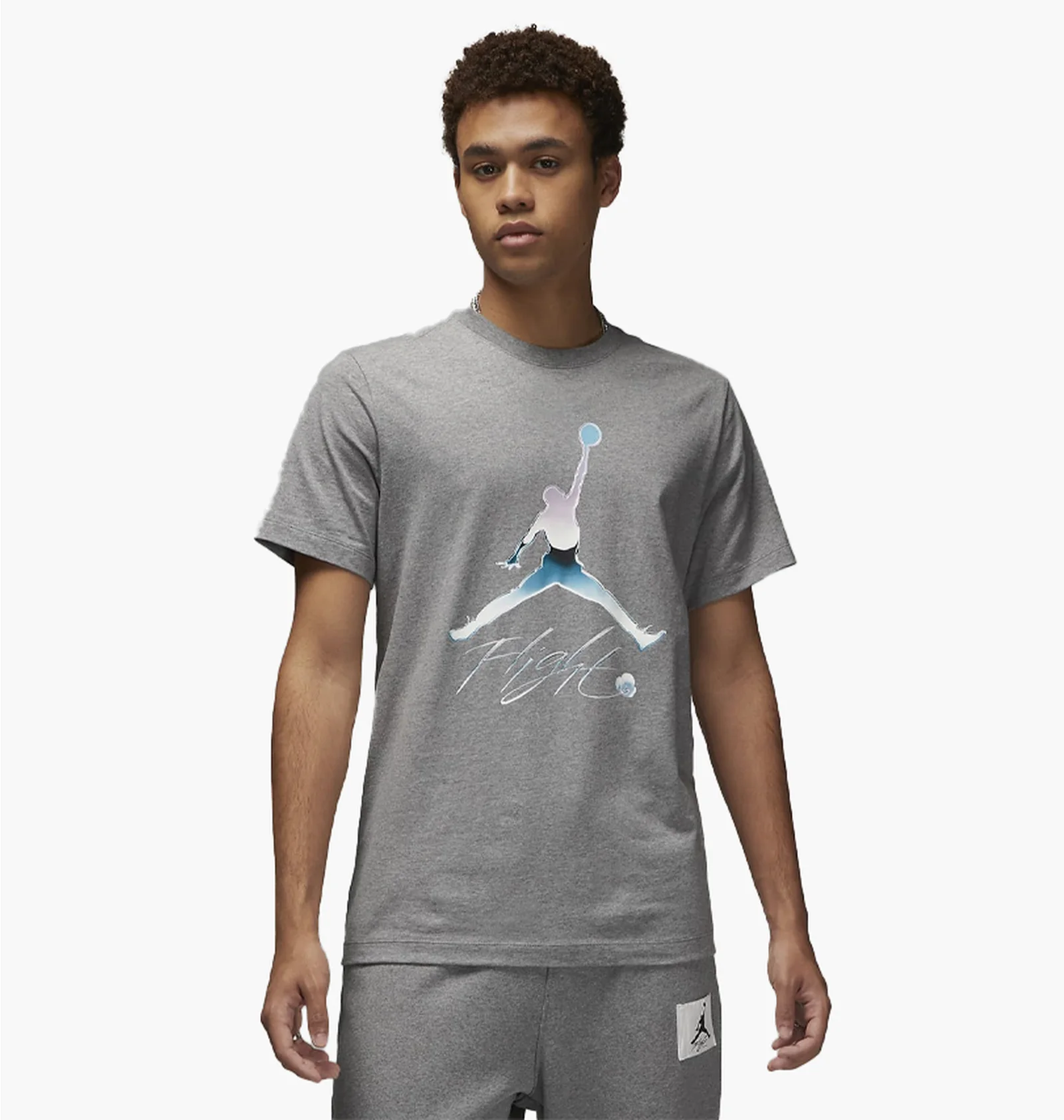 ᐉ Футболка мужская Air Jordan Brand Graphic Ss Crew Grey Dv8414