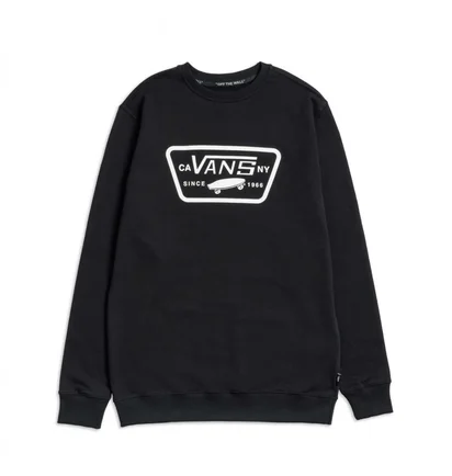 Свитшот мужской Vans Full Patch Crew Ii Sweat Black VN0A45CIBLK
