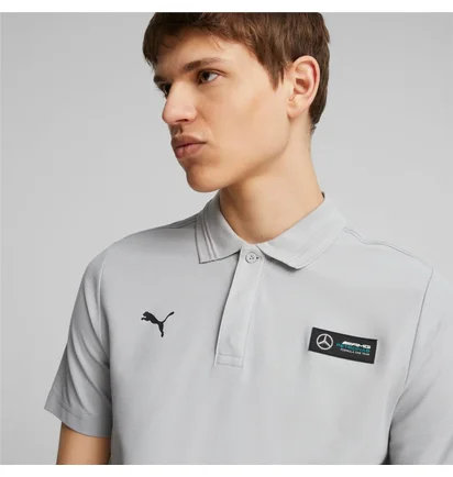 Поло мужское Puma Mercedes-Amg Petronas Grey 621154-02