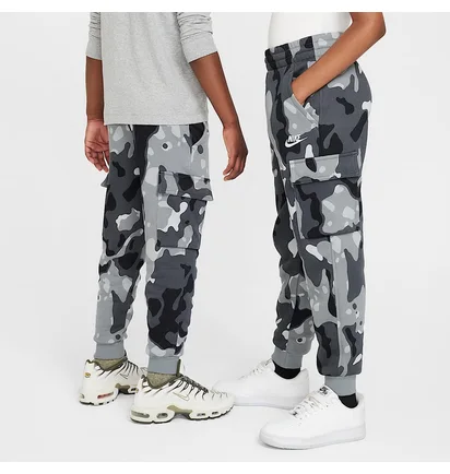 Спортивный костюм детский Nike Nsw Club Flc Camo/Black FZ5489-010__FZ5491-084
