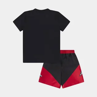Спортивний костюм дитячий Air Jordan Stacked Short Preschool Lifestyle Matching Set Black 85D768-023