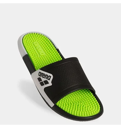 Тапочки мужские Arena Marco Active Black/Green 009279-120