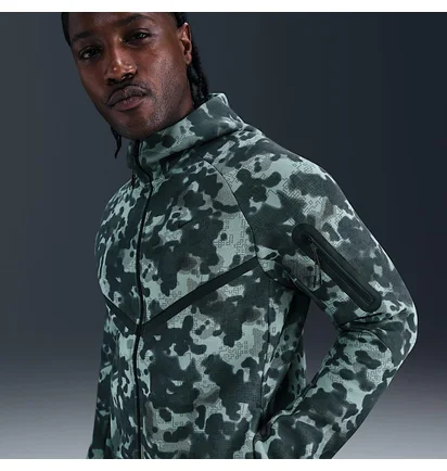Толстовка мужская Nike Tech Fleece Turquoise/Black HV0955-017