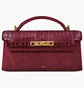 Сумка жіноча JW PEI Noor Faux Suede Top Handle Bag Bordo BB2025BG121869JWP