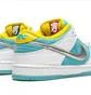 Кроссовки унисекс Nike Sb Dunk Low White/Turquoise DH7687-400