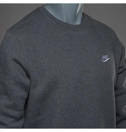 Худи мужское Nike Crw Flc Club Grey 804340-071
