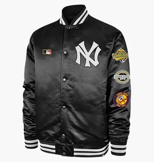 Бомбер унисекс 47 Brand New York Yankees Multi Sh Black 636587JK-FS