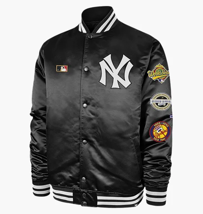 Бомбер унисекс 47 Brand New York Yankees Multi Sh Black 636587JK-FS