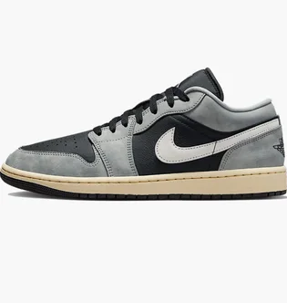 Кроссовки мужские Air Jordan 1 Low Se Grey/Black HQ2010-012