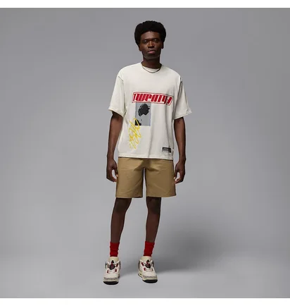 Футболка чоловіча Air Jordan Ess Ovsz Ss Crew White HJ2366-133