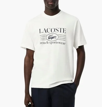 Футболка мужская Lacoste Classic Fit White TH1265-51-001