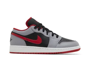 Кросівки дитячі Air Jordan 1 Low Gs Grey/Black 553560-060