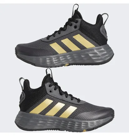 Кроссовки детские Adidas Ownthegame 2.0 Shoes Black/Yellow Gz3381