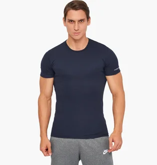 Футболка чоловіча Kappa Mezza Manica Girocollo Blue K1306-BLUNAVY