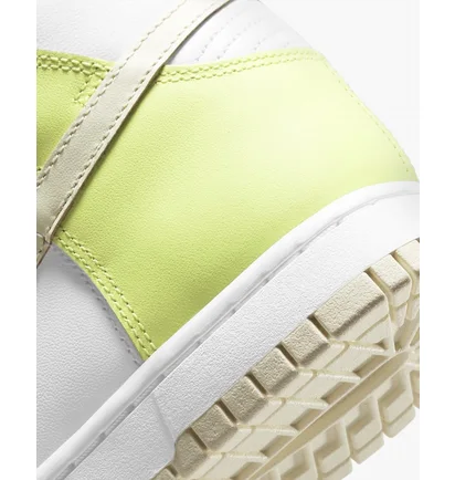 Кросівки жіночі Nike Dunk High White/Yellow Dd1869-108