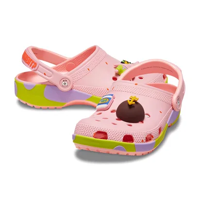 Тапочки унисекс CROCS Spongebob Squarepants X Classic Clog Pink 209479-737