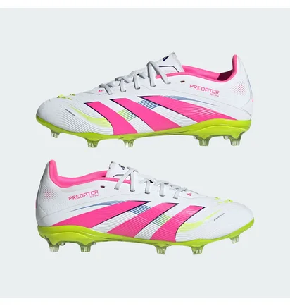 Бутсы детские Adidas Predator Elite White/Pink ID3757