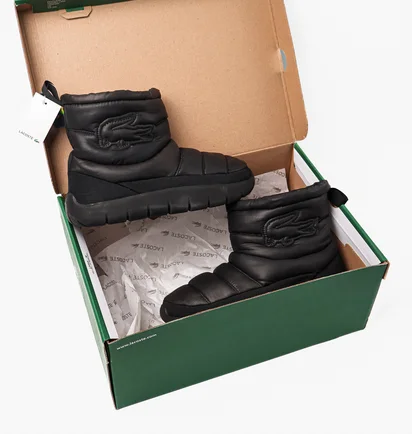 Ботинки женские Lacoste Serve Slipper Mid Black 748CFA001402H