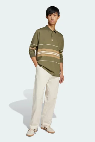 Лонгслив мужской Adidas Striped Olive JD5392
