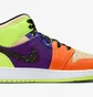 Кросівки дитячі Air Jordan 1 Mid Volt/Vivid Multi FD8795-700