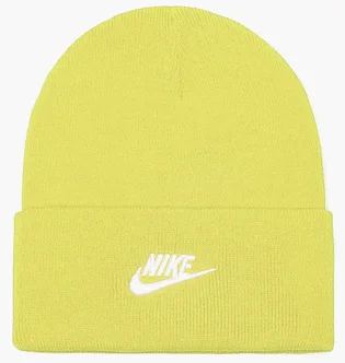 Шапка унисекс Nike U Peak Beanie Tc Fut L Yellow FB6528-331