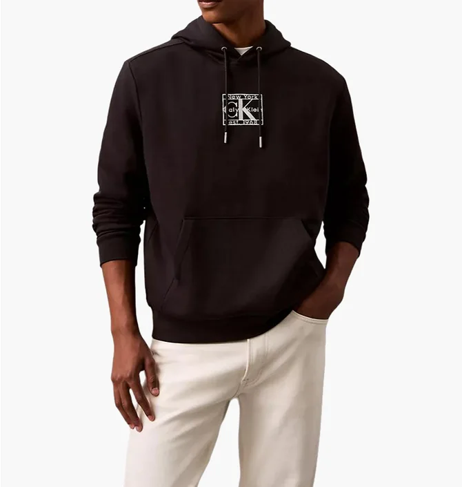 Худи мужское Calvin Klein Hoodie Black 40EM842-001