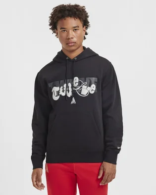 Худи мужское Nike Ja Fleece Basketball Hoodie Black FZ1038-010