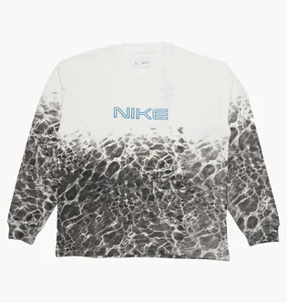 Свитшот унисекс Nike Kukini Long-Sleeve Tee White/Grey FB3030-100