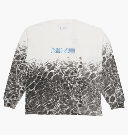 Світшот унісекс Nike Kukini Long-Sleeve Tee White/Grey FB3030-100