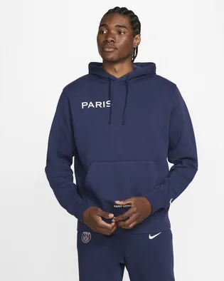 Худи мужское Nike Paris Saint-Germain Gfa Fleece Hoodie Blue Dn1317-410