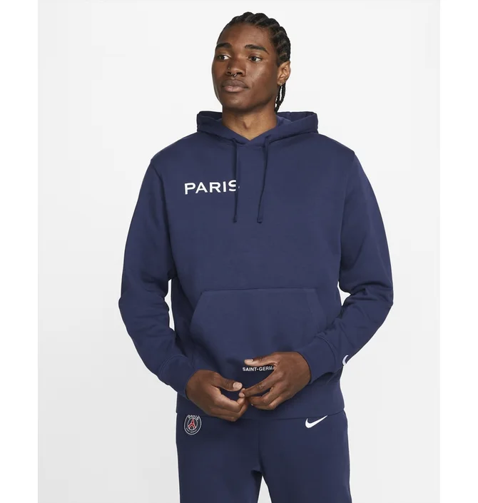 ᐉ Худі чоловіче Nike Paris Saint-Germain Gfa Fleece Hoodie Blue